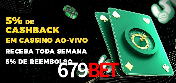 Promoções do cassino ao Vivo 679bet